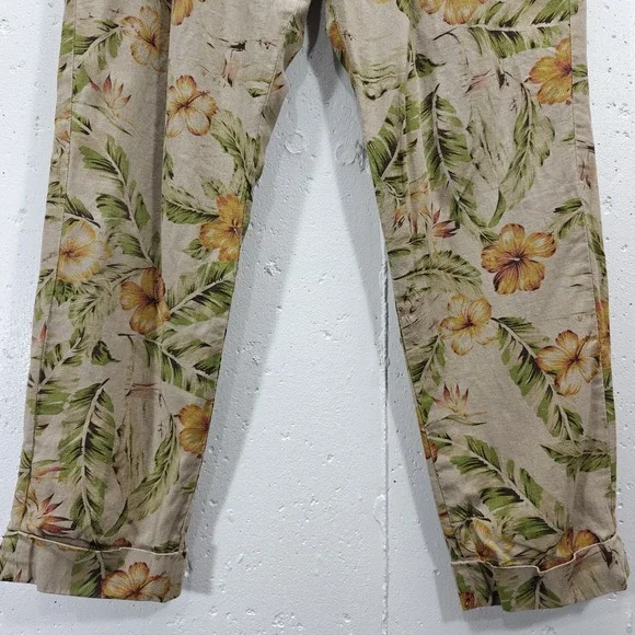 Engineered Garments Floral Willy Post Pants Mens Size 32 Khaki